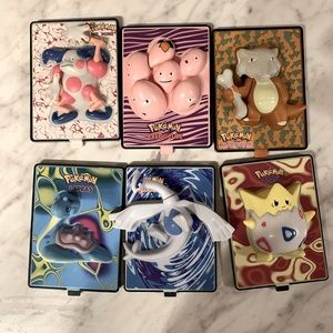 Lot of 6 - Vintage Pokémon Nintendo toys - Burger King 2000